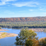 One view overlooking the Mighty Mississippi River. Photo by Charlene Corson Selbee