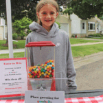 Addison Solum was the 2024 winner of the bubble gumball guessing game. She not only took home the title, but all 460 gumballs. Her winning guess was 467. Photo submitted