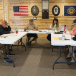 The Whalan City Council discusses positive news at the May 12, 2025, council meeting as the transfer of the municipal electric system has been finalized, and the city received a grant from Taylor Family Farms to improve community gathering space. Photo by Barb Jeffers