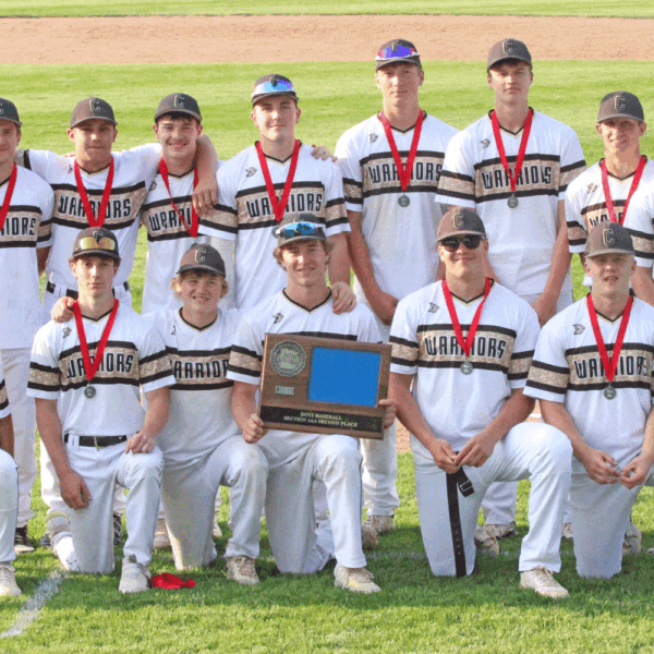 Caledonia baseball is the 2025 Section 1AA runner-up. Shawn Bauer’s Warriors went 18-8 on the year, only losing (twice) to Pine Island (8-2 and 6-0) in the playoffs, including the 1AA championship game. Warrior baseball has won 37 games the last two years. Photo by Paul Trende