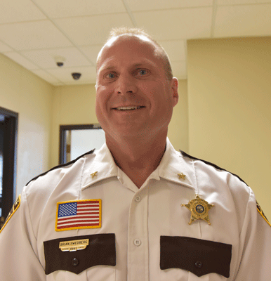 Sheriff Brian Swedberg was on hand at the June 24 public hearing to explain the proposed countywide ordinance for special use vehicles. Photo by Charlene Corson Selbee