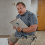 Philanthropy director, Aaron Johnson, informs the Spring Grove Council about SMIF (Southern Minnesota Initiative Foundation). Photo by Kaitlin Longhauser