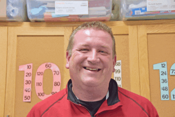 Welcome Matt Rosaaen and Ashley Olson. Matt is Spring Grove’s new K-12 principal and Ashley is a new school board member. Photo by Charlene Corson Selbee