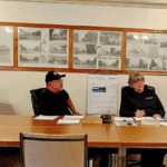 Wykoff City Council members discuss upcoming street repairs, ballpark electrical upgrades, and the approval of a grant for a new library and municipal space during their June 9 meeting. Photo by Zech Sindt