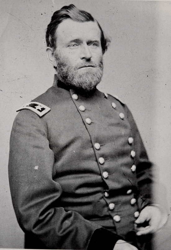 Ulysses S. Grant was photographed during the Civil War in 1864. Photo courtesy of La Crosse Public Library