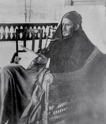 The last photograph of U. S. Grant shows him writing his memoirs just weeks before his death from cancer in 1885. Photo courtesy of La Crosse Public Library