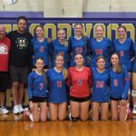 A retooled Mabel-Canton volleyball team started the year by winning the Floodwood Tourney, going 10-0 in 10 sets played, topping #8 in Class A Floodwood for the tourney title. M-C is ranked #4 in Class A. Photo submitted