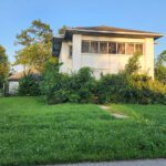 The long-abandoned house at 421 Minnesota Street in Ostrander has been a hazardous property and is at the center of the city council’s efforts to have it demolished. Photo by Zech Sindt