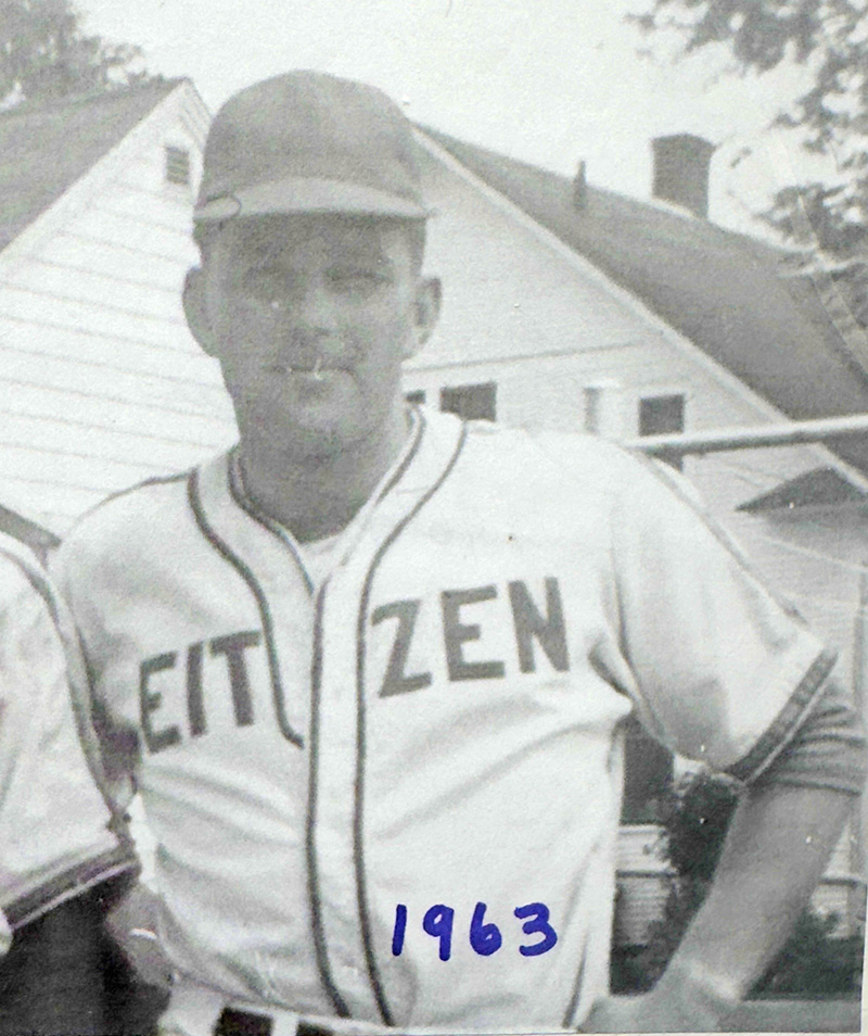 Bob Meiners suited up with the Eitzen baseball team in 1963. Photo submitted