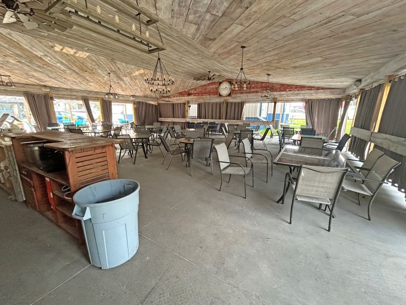 The spacious outdoor patio was the perfect addition post-COVID.