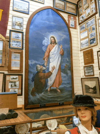 Jesus and Peter painting. Photo submitted