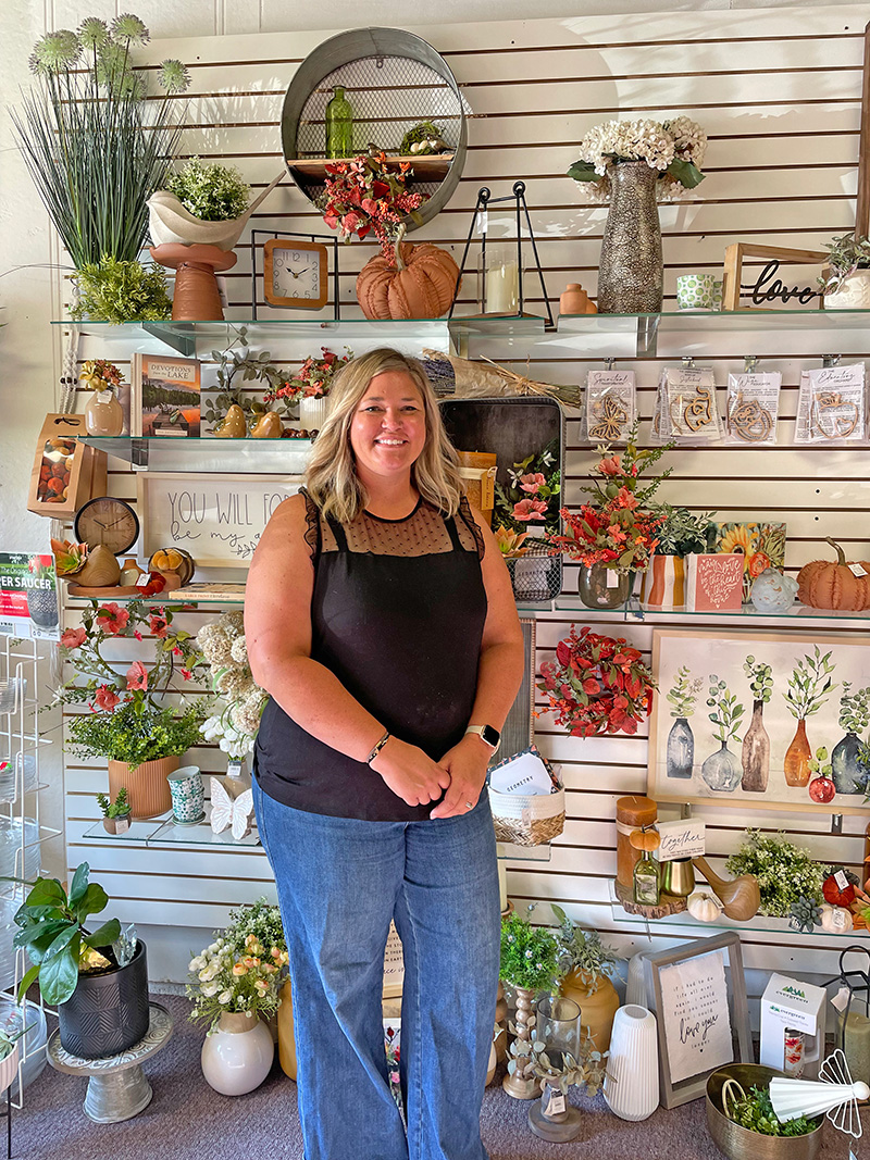 Preston Native Ashley LaFleur recently celebrated her 10-year anniversary at Preston Floral and Gift. LaFleur purchased the business from her grandma, Rita Simonson in 2015 and it has continued to be a favorite must-stop shop for area residents and visitors.