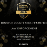 Houston County Sheriff’s Department received the highest level of recognition offered for policy management. Image submitted