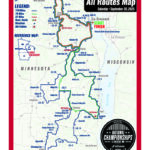 Gravel Nats 2025 All Routes Map. Image submitted