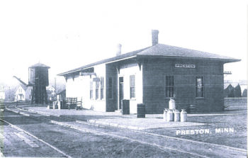 The original Preston Train Station. Photo courtesy of Preston Historical Society
