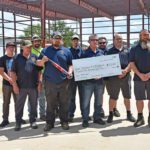 Caledonia Fire Department received a donation of $25,000 from Rawlings/Miken Sports in recognition of their service to the community. Photo by Charlene Corson Selbee