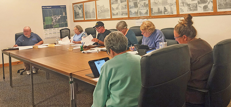 During the September 8 meeting, the Wykoff City Council reviewed a new well house monitoring system, addressed culvert erosion near Highway 80, and heard a proposal for a 2026 growers and artisans market. Photo by Zech Sindt