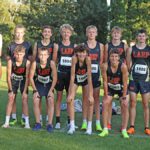 LARPH boys cross country, ranked #3 in state, took first at the PEM Jodi Rahman meet, topping rival #2 Cotter/Hope Lutheran 32-33. All told, seven LARPH runners and five Ramblers were in the top 15. Photo by Christine Vreeman