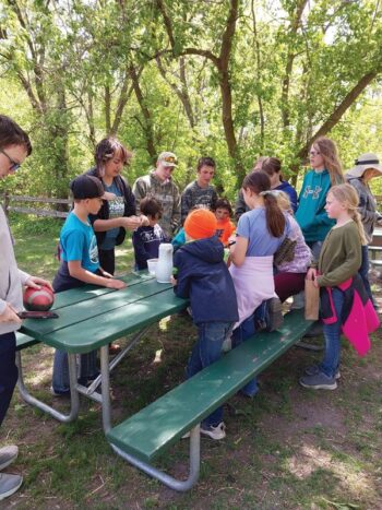 Driftless Dreamers members at Quarry Hill field trip.
