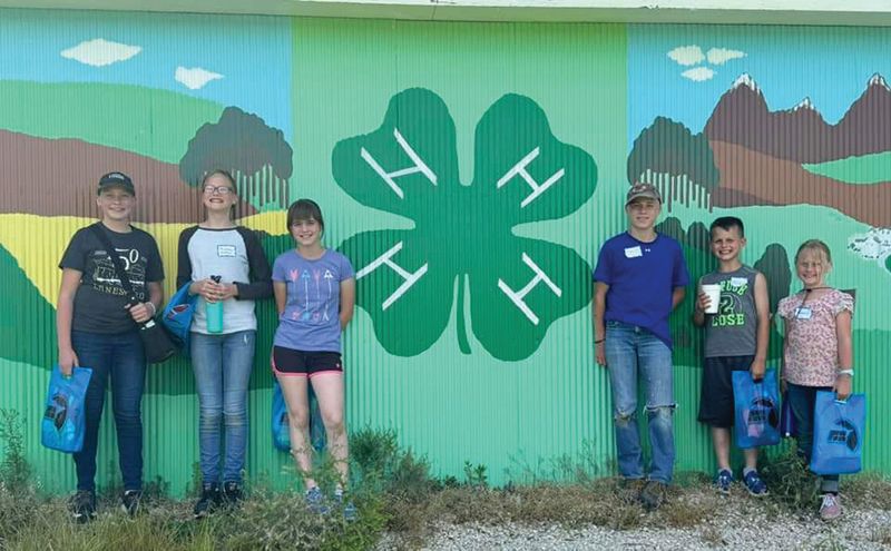Some of the members of the Driftless Dreamers Club: Ada and Kathleen Zoellner, Jaxie, Cash and Bricker Dahl, and Emelia Zoellner.
