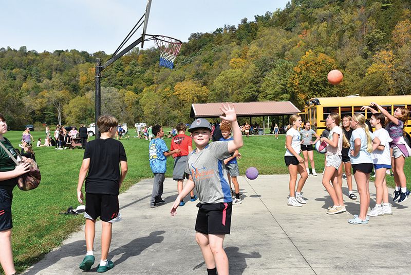 Houston County schools are responsible for providing transportation for the 247 sixth grade students to get them to Winnebago Springs for the Environmental Day. Photo by Charlene Corson Selbee