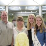 Todd and Stacy Leiding and their twin daughters, Haely and Kayla. Photo submitted