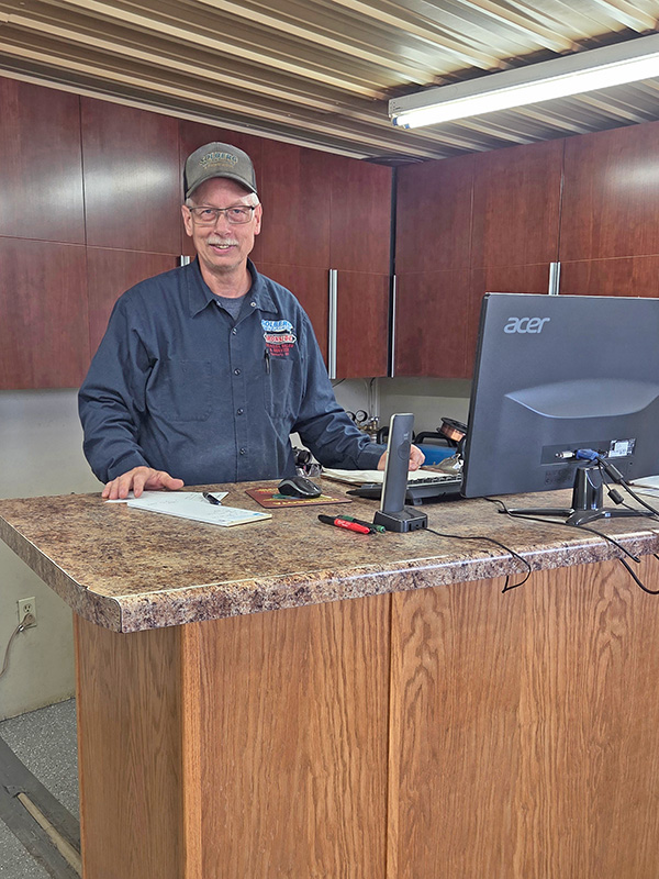 Dennis Solberg enjoys being a business owner in Harmony.