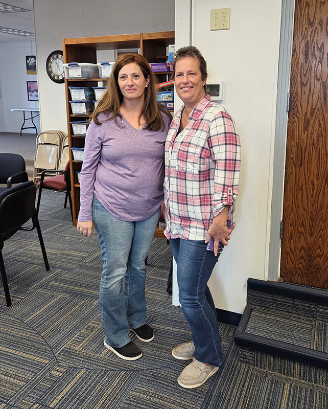 From dance class to 4-H to cancer treatment, Vicki Musel and Heather Barth have been friends through it all. Photo by Hannah Wingert