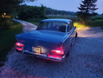 Old Blue out for an evening drive. Photo submitted