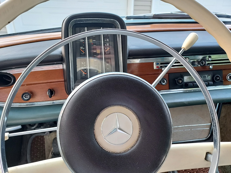 Old Blue’s dashboard. Photo submitted