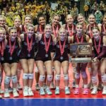 Chatfield is the 2025 state runner-up in Class AA volleyball. The #4 Gophers downed unranked Esko 3-1 and #2 Albany 3-0 before falling to #1 Hawley 3-2 in the title match. It is Gopher volleyball’s highest ever finish. Photo by Leif Erickson