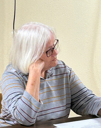 Gail Boyum presented CEDA’s Rural Capacity Program to the council. Photo by Wanda Hanson