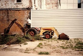 Bob Peterson was one of the many volunteers who spent hours making Harmony’s Memorial Park a reality. Photo submitted
