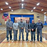The Mabel-Canton School Board posed for a group picture prior to their December 16 meeting. From left to right: Mark Weidemann, Diane Wilder, Jason Marquardt, Amber Tripp, Chair Chris Miller and Dustin Tollefsrud. Traci Livingood was absent. Photo by Wanda Hanson