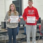Claire Reay and C.J. Wruck, ExCEL nominees and Hurricane Heroes. Photo by Wanda Hanson