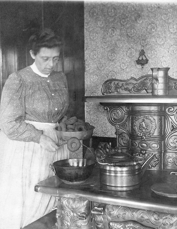 In the late 1800s, wood-fueled stoves were used for cooking in most homes. Faulty a pipes and chimneys in the home were often blamed for fires.Photo submitted