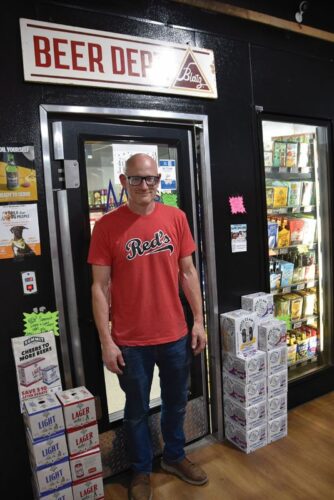 You might find Wynn stocking the shelves in the beer department. Photo by Charlene Corson Selbee