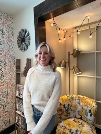 Nikki still works at her hair salon in Rushford. Photo by Wanda Hanson
