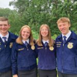 The State Leadership Conference for Chapter Leaders is held each summer at Hackensack, Minn., for Chapter Officer leadership training. Officers Summer Colsch & Sophia Storlie attended.