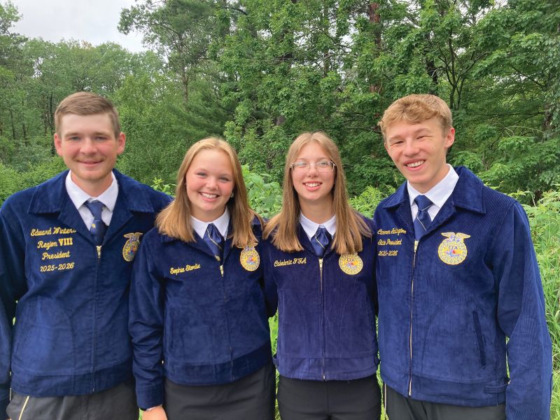 The State Leadership Conference for Chapter Leaders is held each summer at Hackensack, Minn., for Chapter Officer leadership training. Officers Summer Colsch & Sophia Storlie attended.