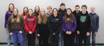 Most active FFA Members: Maggie Herman, Morgan Novak, Summer Colsch, McKenna Eglinton, Sophia Storlie, Kristen Schmidt, Owen Ranzenberger, Payton Hoscheit, Hayden Gore, Aubrie Nutt, Alex Nelson, Wyatt Nelson, Blake Peterson.