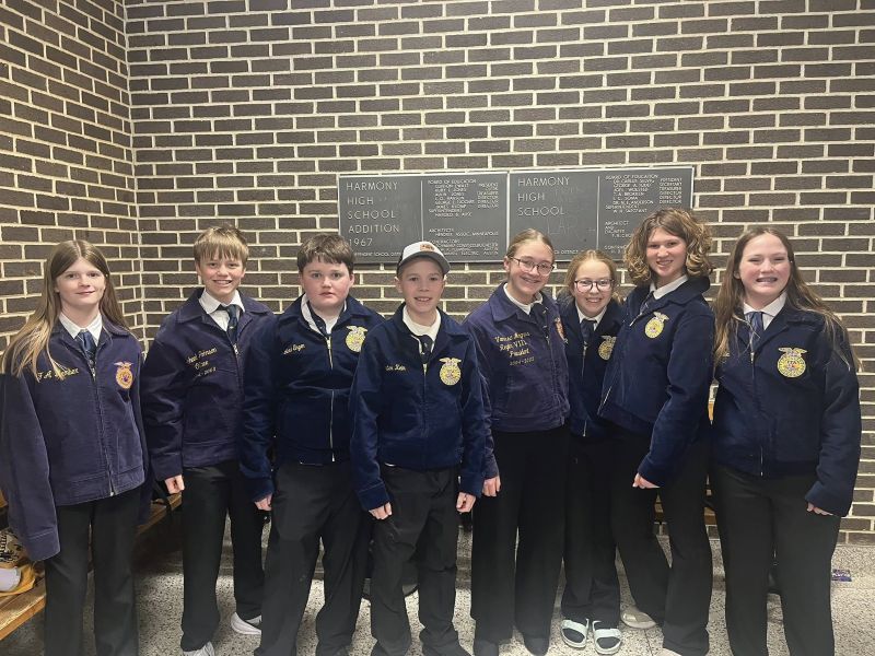 7th-9th grade members competed in Best Informed Greenhand.