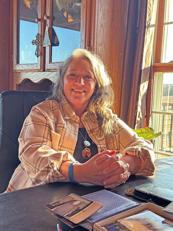 Lizzie Hershberger is a former-Amish Activist, translator of Pennsylvania Dutch/Swatzentruber Amish and author of her true-crime memoir, “Behind Blue Curtains.” Photo by Charlene Corson Selbee