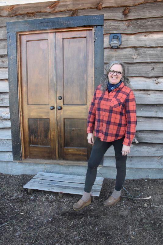 Lifelong painter Nicole Burk. Photo by Charlene Corson Selbee