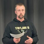 Rushford Mayor Leigh Volkman spoke about some of the loan programs available from the EDA. Photo by Wanda Hanson