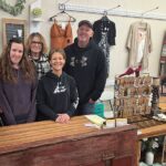 Brittany DeFlorian, Tammi DeFlorian, Rita and Jeremy DeFlorian are the proud owners of SmallTown Square in Preston. Photo by Hannah Wingert