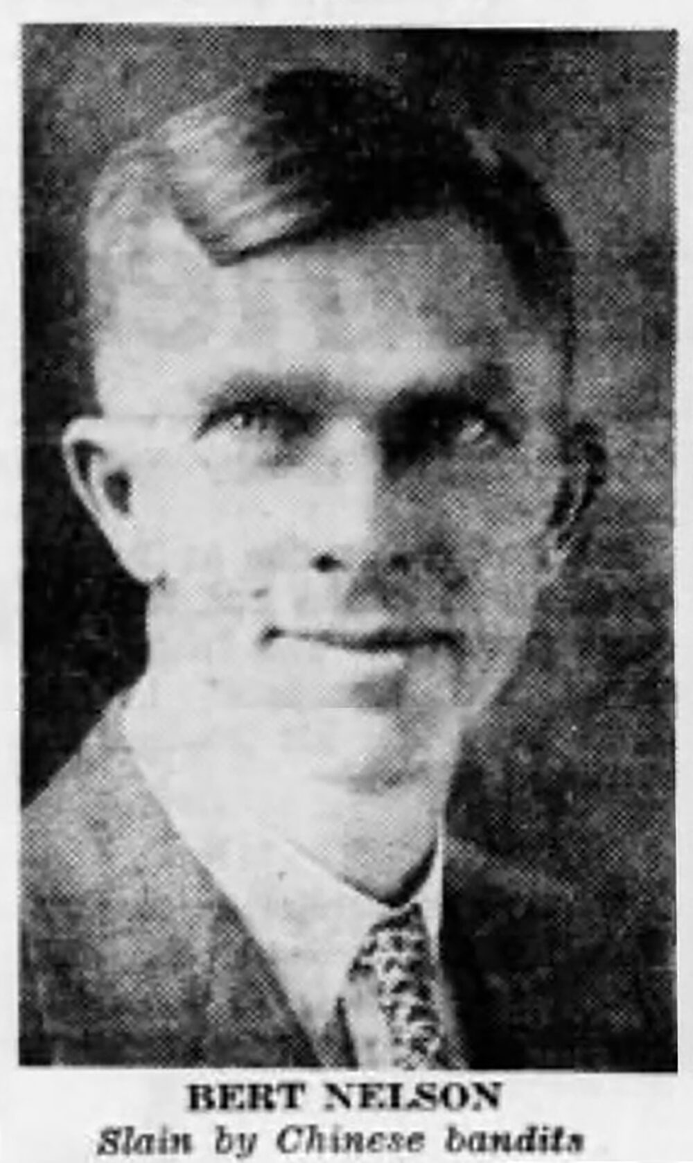 While Kristofer survived, Rev. Bert Nelson did not. This is a picture of Bert that was published in one of the world’s newspapers following his death.Courtesy of readingrambos