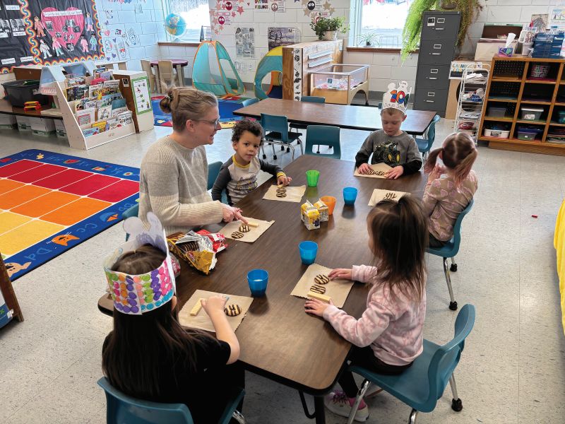 Celebrating the 100th day of Pre-K. Photo submitted