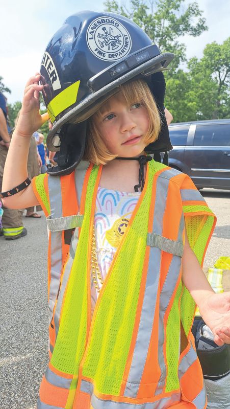 Child enjoying the ECFE Vehicle Fair. Photo submitted