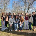 The Lanesboro Art Team and their trophy.